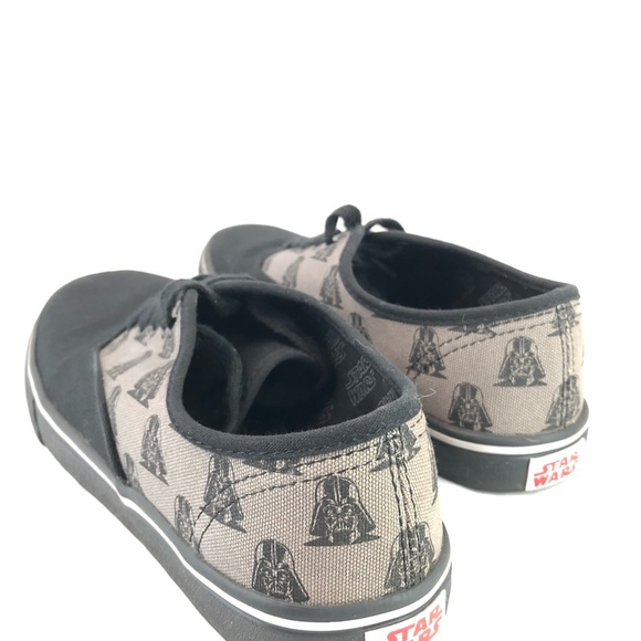 Disney Star Wars Darth Vader Shoe Men Sz 8 Black Skate Board Skater 8101 BKCC - Picture 8 of 13